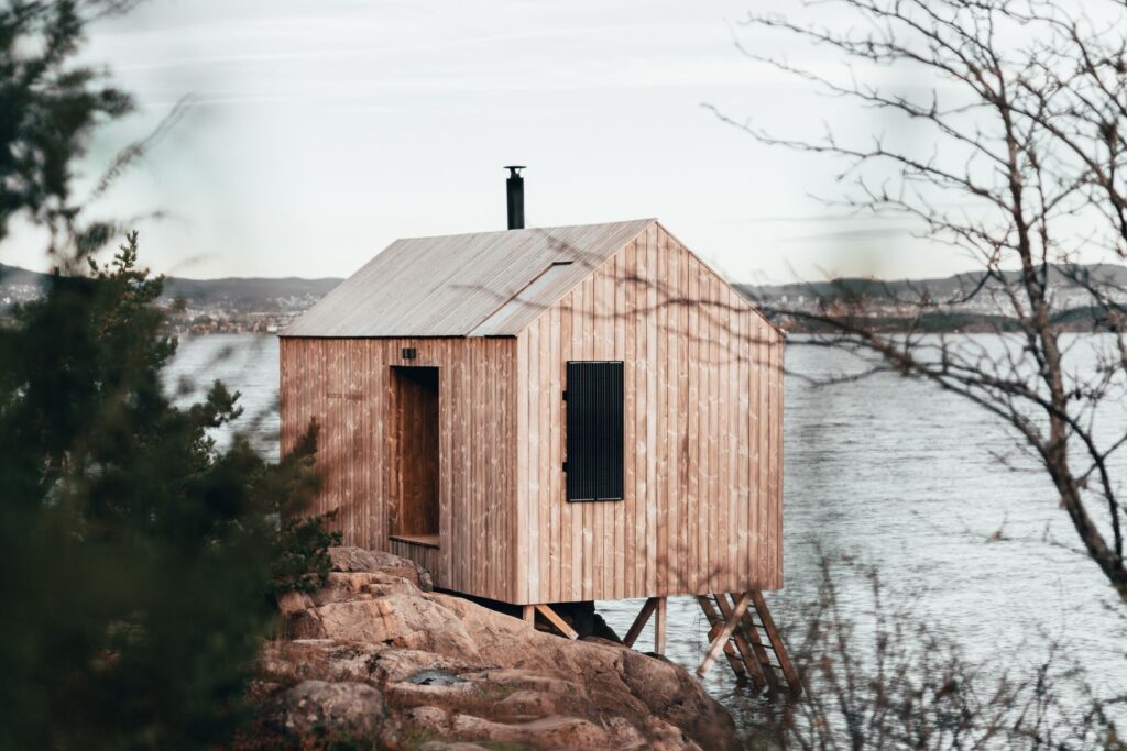 Outdoor sauna